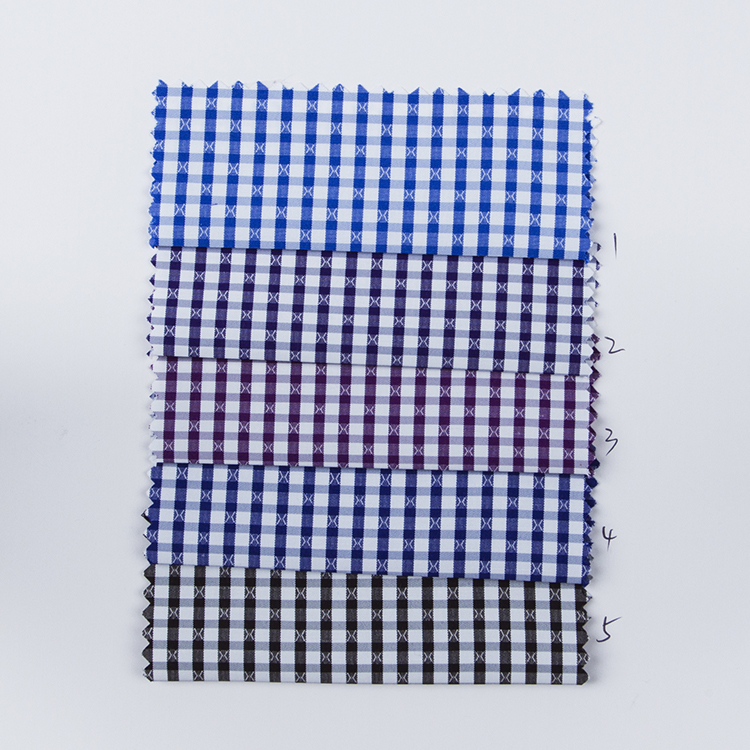 Check Polyester Fabric Check Bamboo Fabric