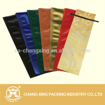 Custom Printing Frosted Tin Tie Coffee Bags / Aluminum Foil Side Gusset Coffee Bean Packaging Bags with Valve