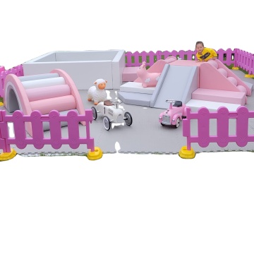 Hot Sale Tik Tok Cheap Pink Honeycomb Maze Indoor Soft Slide Playground