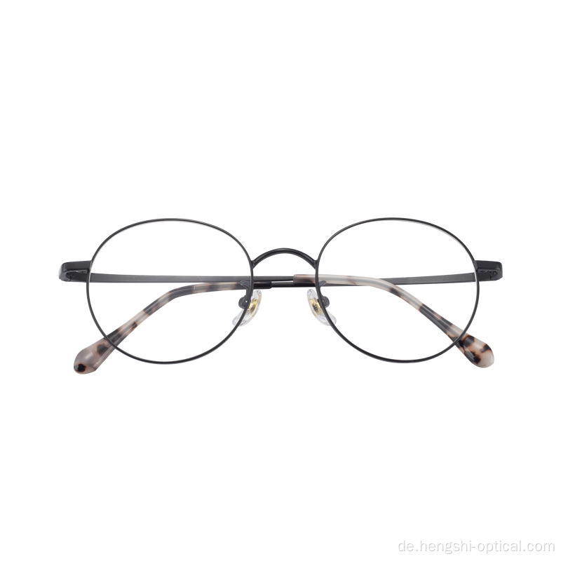Neue Mode optische Damen Brillen Herren Rahmen Metall Gepassungsgemäß billiger Großhandel Brille