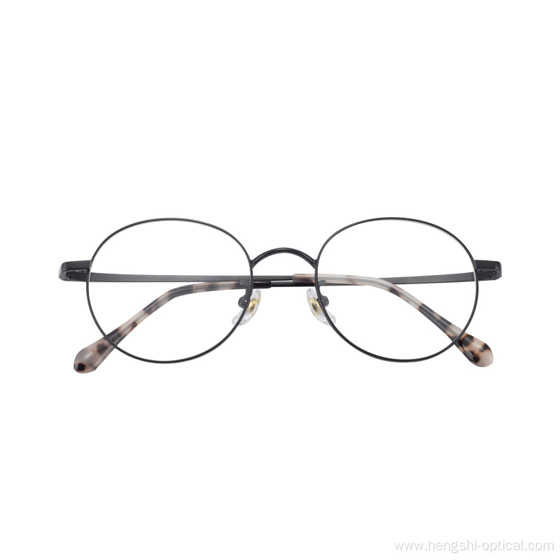 New Fashion Optical Womens Eyeglasses Mens Frame Metal Customized Cheap Wholesale Eyeglass