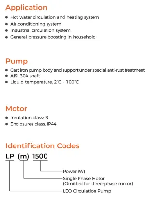 LEO Household Hot Water Circulation Automatic Shower Booster Pump
