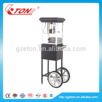 Hot sale mobile popcorn machine with cart for commercial use