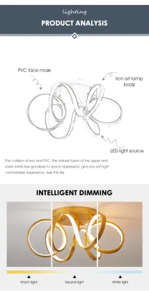 Modern Luxury and Simple Design Smart Home Lighting