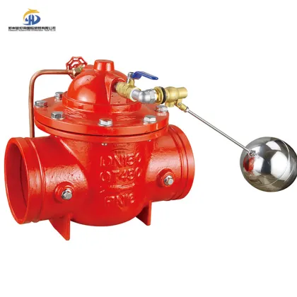 Water Tank Groove Hydraulic Flow Control Float Valves