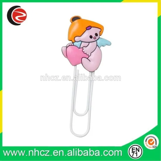 Big Angel Shaped Soft PVC Bookmark