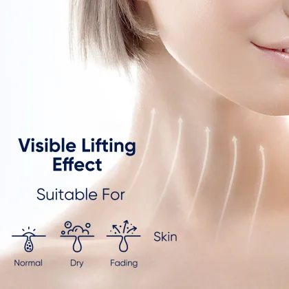 Private Label Retinol Neck Tightening Cream with Collagen, Vitamin B5, Day & Night Firming Anti-Aging Neck Repair Cream