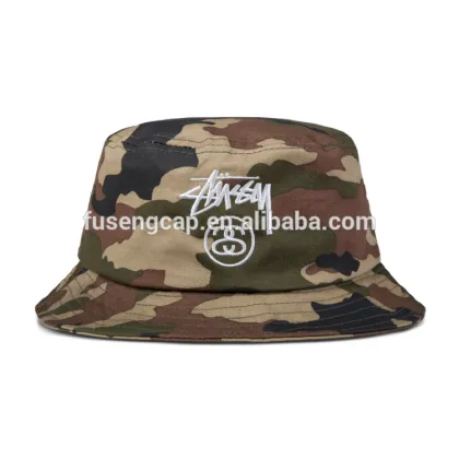 100:% cotton Embroidered fisherman hat