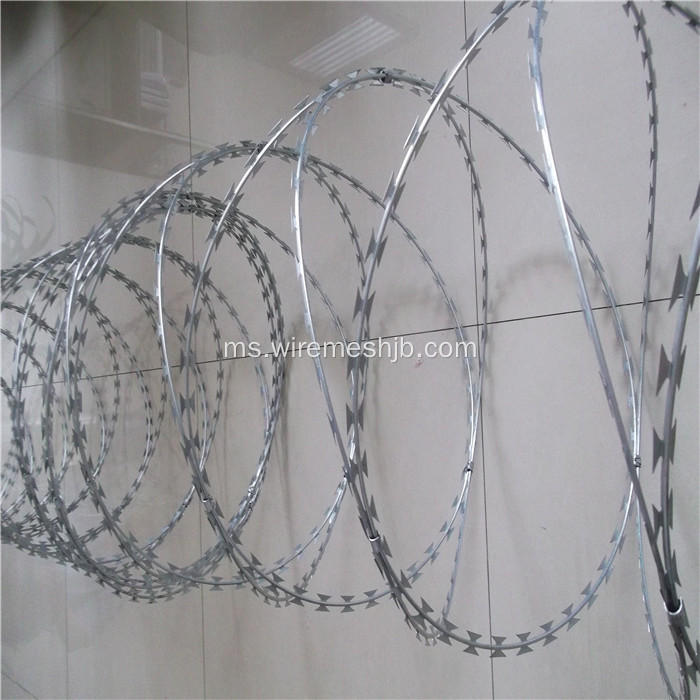 BTO-22 Galvanized Concertina Razor Wire For Airport