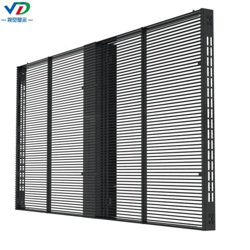 PH3.96-7.81 AdvertisingTransparent LED Display side lighting