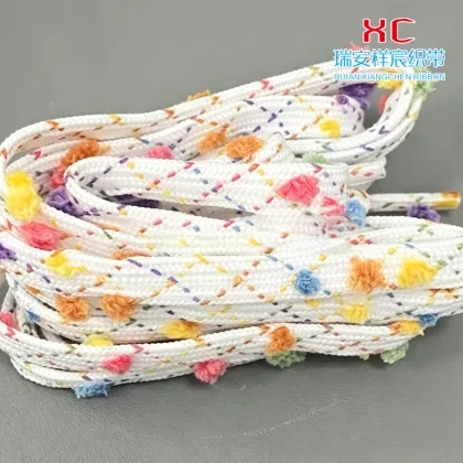 Pom Pom 8-Strand Rope & Flat Cotton Shoelaces