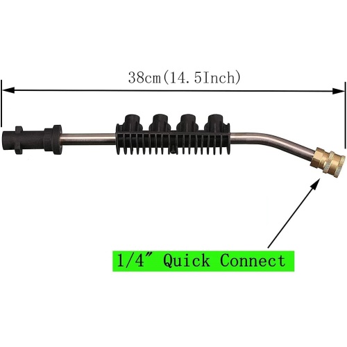 Accessoires de pistolet de lavage à jet lance en baguette