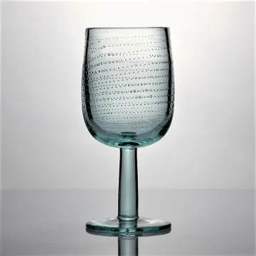 Goblet Wine Glass Vintage Unique Recycled Wine Glasses