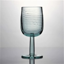 Goblet Wine Glass Vintage Unique Recycled Wine Glasses