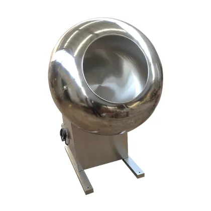 Candy Peanut Making Machine with Sugar Coating Pan and Blower