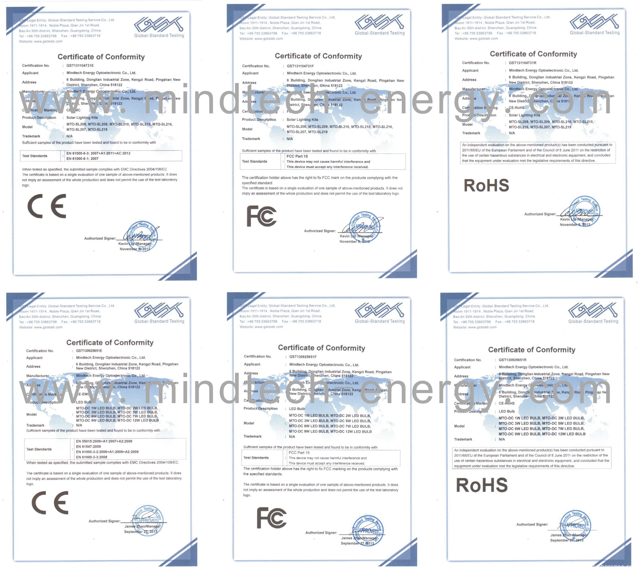 5kw off grid solar system certificates