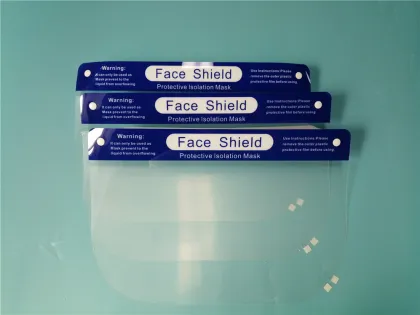 PET material protective face shield
