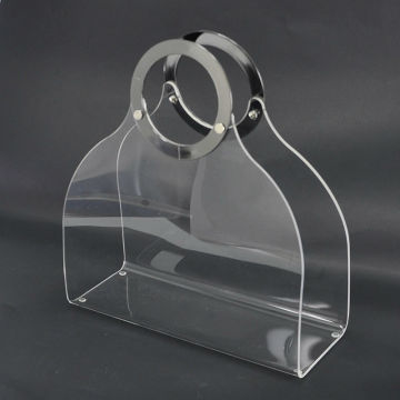 Handbag design Plastic modern newspaper rack