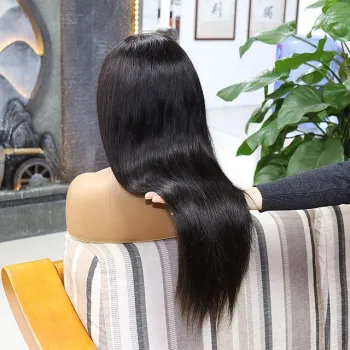 Glueless Hd Lace Brazilian Human Hair Wig, Unprocessed 100% Human Hair Full Lace Wig, Natural Human Hair Wig For Black Women