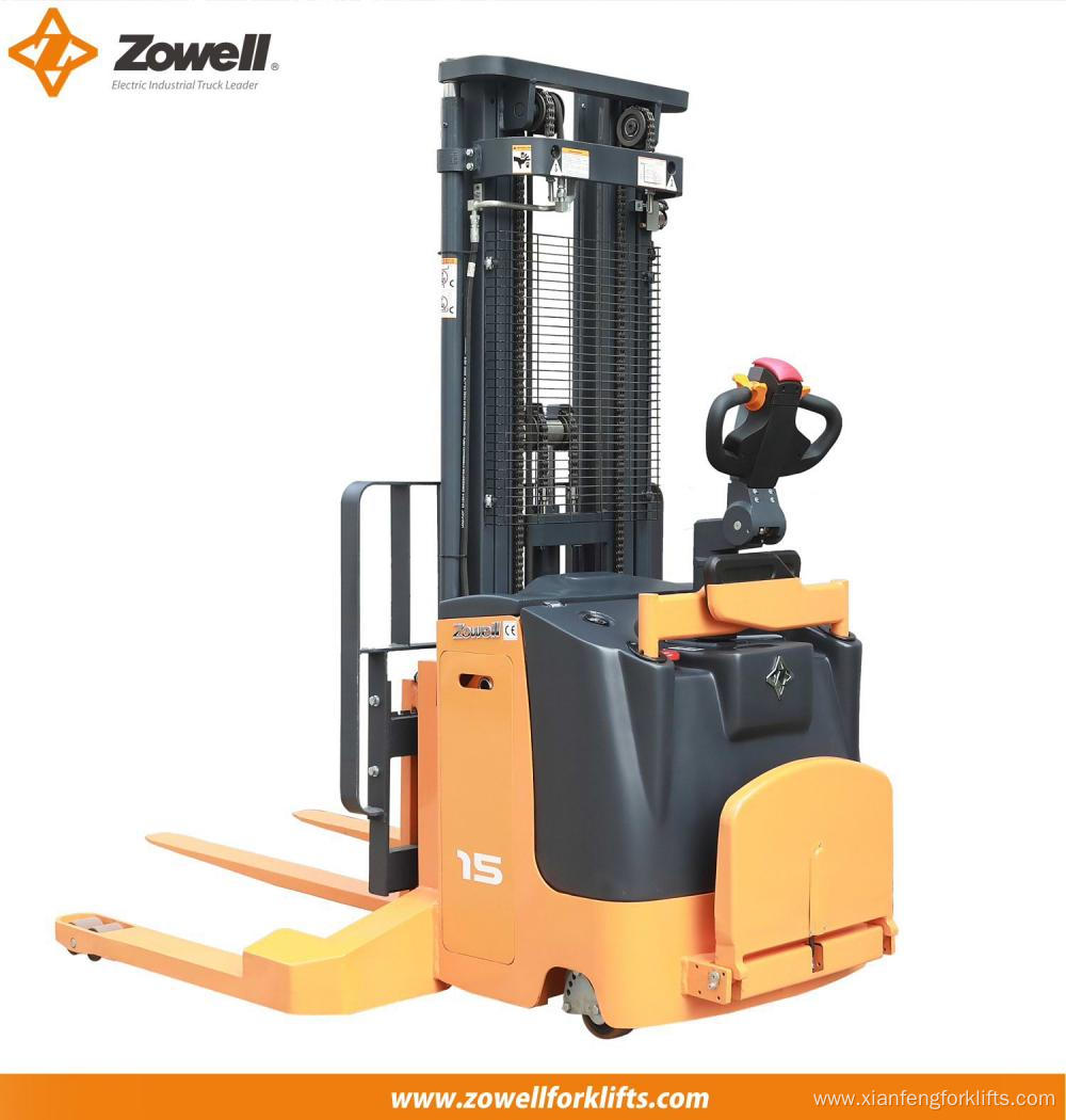 1.5 ton Electric Straddle Lifter Forklift Stacker