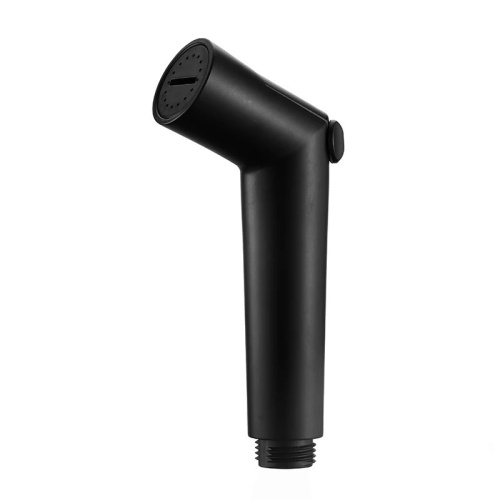 Black hand held shower toilet bidet sprayer