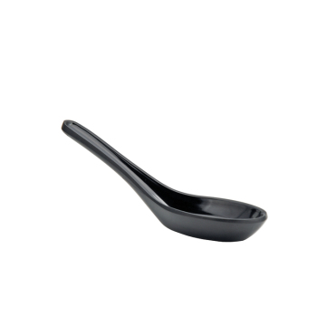 Cucchiaio di zuppa di melamina bianca infrangibile 15 cm - cucchiaio al miele per il ristorante dell'hotel
