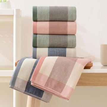 Wholesale Ultra Soft Cotton Gauze Striped hand towels