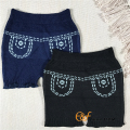 Pantalones Vaqueros Patrón Kintted Shorts Danza