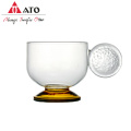 Coffee Glass Cup Set with Handle Clear glass