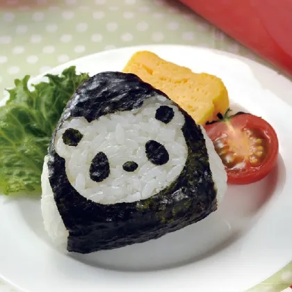 Bento Accessories Japanese Panda Onigiri Seaweed Cutter