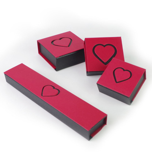 Red Magnetic Jewelry Box Bracelet Packaging para presente