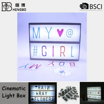 A4 Size Cinematic Light Up Box with LED Light (Colour Version)