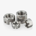 304 Hexagon Slotted Nut