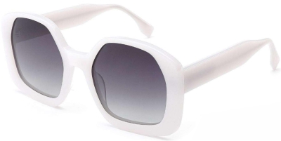 C2 Acetate Optical Frame  Translucent White