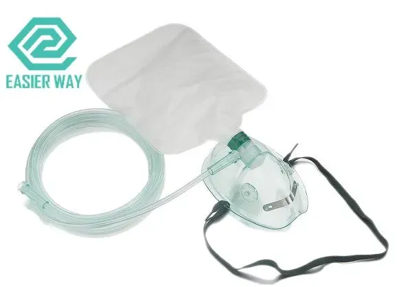 Disposable Medical PVC Oxygen Mask for Adult Use