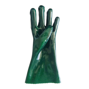 Green cotton lining with chemical proof gloves