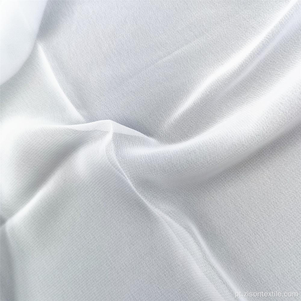 Tecidos para vestidos de chiffon branco 100% poliéster