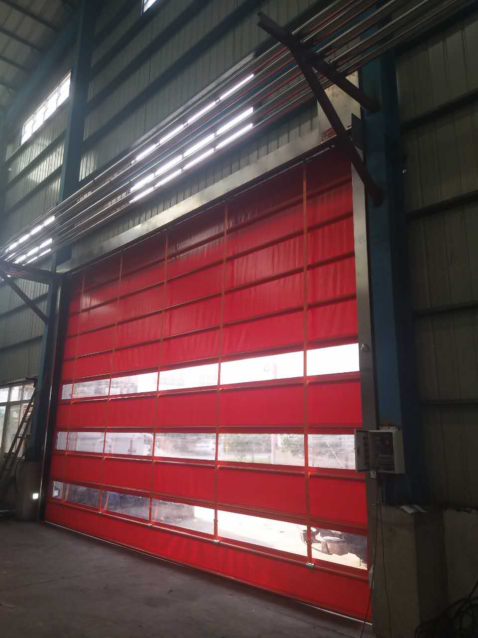 pvc speed folding door