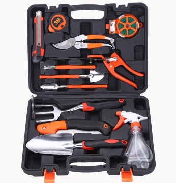 Classic Modern Portable Garden Hand Tool Set with Carrying Case