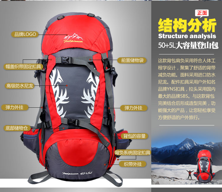 Large Capacity Backpack Bag