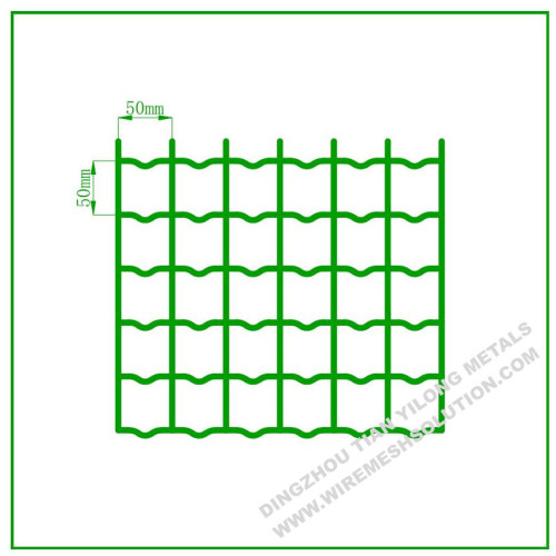 Forti Fence Panel 그린 파우더 코팅