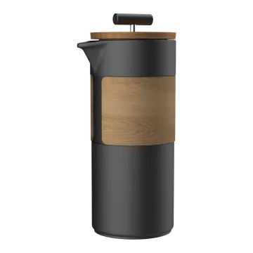 DHPO Small Espresso Ceramics Coffee Maker with Temperature Control and French Press