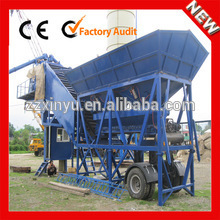 2016 hot sale XINYU ready mixed moblie concrete batch plant YHZS35