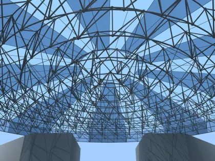 MOCONew World Phase Roof Steel Structure Dome Engineering