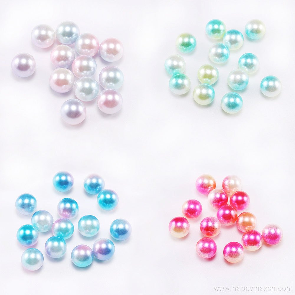 Colorful faux minecraft bulk pearl beads craft