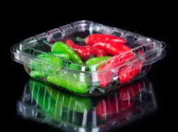 Plastic Blister Lettuce Clamshell Packaging