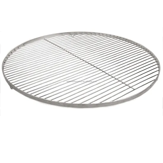 304 Stainless Steel Swivel Grill Grate for Tripod Charcoal Fire Bowl - 50cm to 80cm Diameter