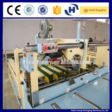 Best Price semi automatic carton folding and Gluing machine, corrugated carton box folder and gluer machine for sale
