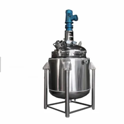 Industrial Glass Jacketed Reaction Vessel Tank Vessel
