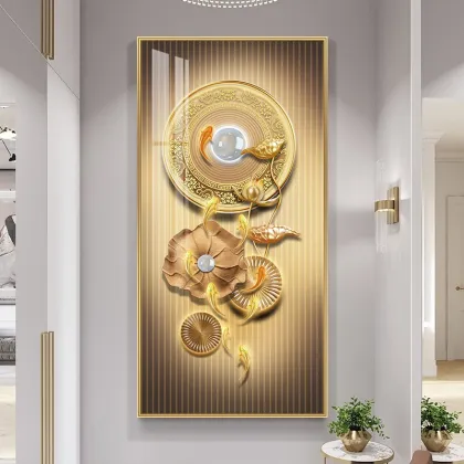 Crystal Porcelain Painting for Elegant Corridor Decor